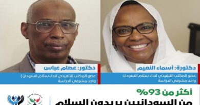دراسة: (93.2%) من السودانيين يريدون السلام.. لا البنادق